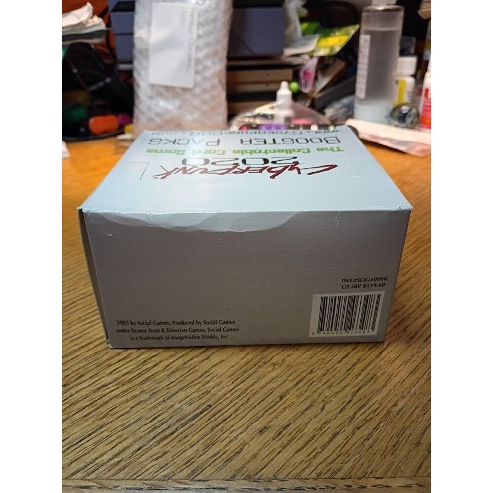 Cyberpunk CCG 2020 Edition Booster Packs. SEALED New Open Box (starters sealed) - Picture 2 of 5